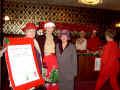 Sandie, Kathy from NW Senior Theatre Group, and Susan