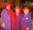 l-r  Queen Jill, Queen Fran & Queen Dorothy