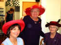 L-R: Pat, Rose Stack (our visiting Red Hatter from Florida), and Leola