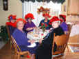 Back row, L-R: Carol, Queen Jill, Christy, Linda   Front, L-R: Janet, Sandie