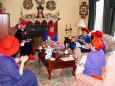 Center, L-R: Karen, Jean   Far right: Leanne   Right foreground: Barbara